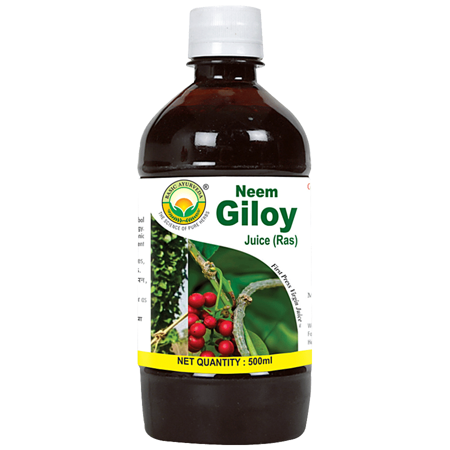 Basic Ayurveda Neem Giloy Juice - Organic