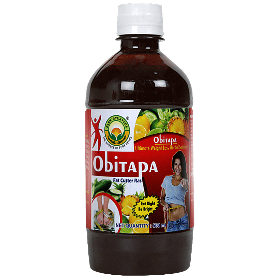 Basic Ayurveda Obitapa/Fat Cutter Juice - 100% Organic