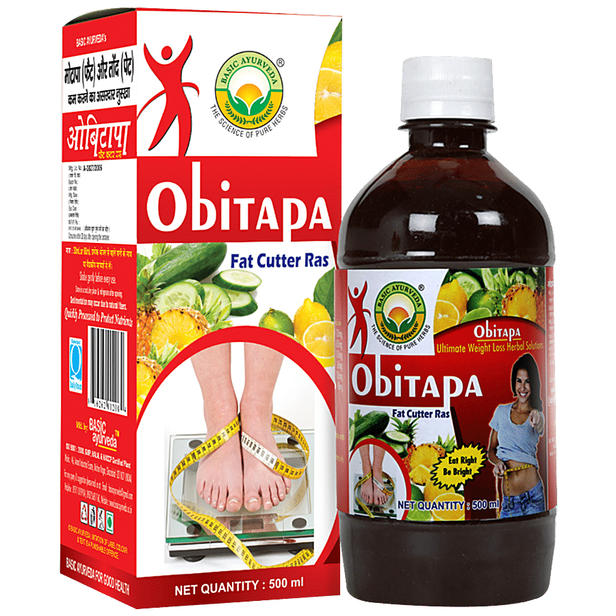 Basic Ayurveda Obitapa/Fat Cutter Juice - 100% Organic