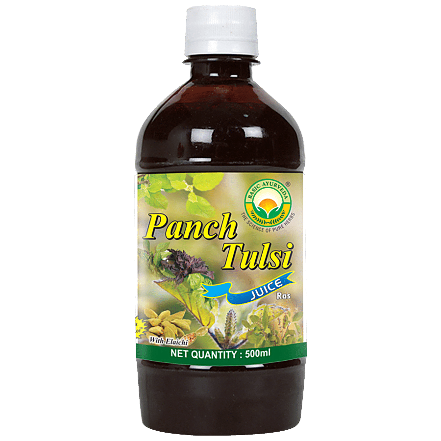 Basic Ayurveda Panch Tulsi Juice - Organic Herbal