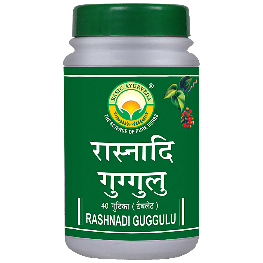 Basic Ayurveda Rashnadi Guggulu - Useful In Bloating & Abdominal Pain