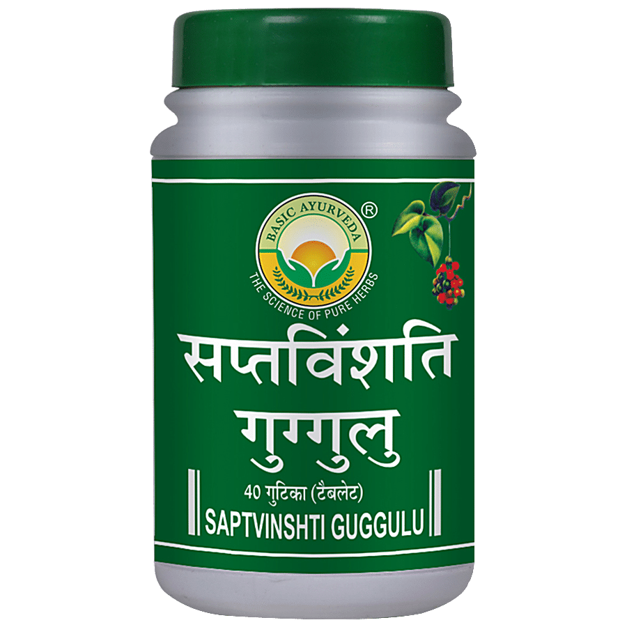 Basic Ayurveda Saptvinshti Guggulu - For Skin Issues