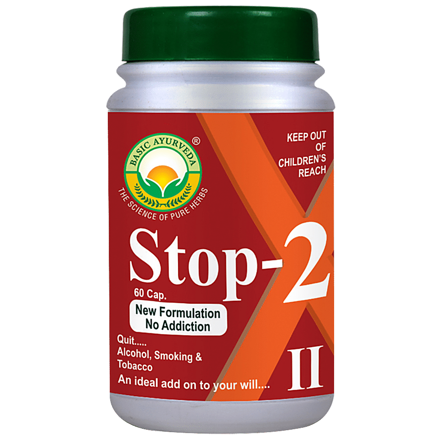 Basic Ayurveda Stop-2 Capsules - For Breain Health