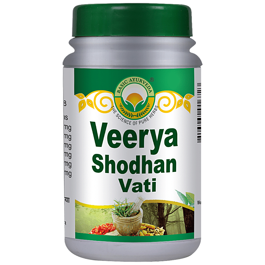 Basic Ayurveda Veerya Shodhan Vati - For Men's Stamina