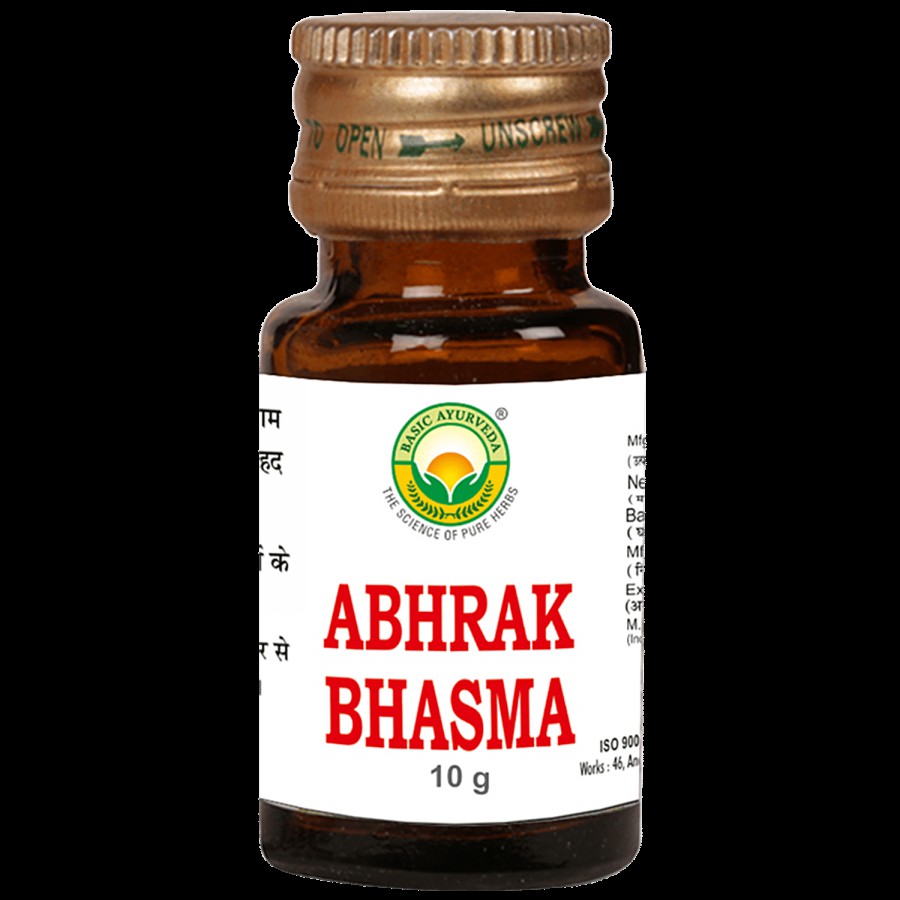 Basic Ayurveda Abhrak Bhasma - Helpful For Cold & Cough