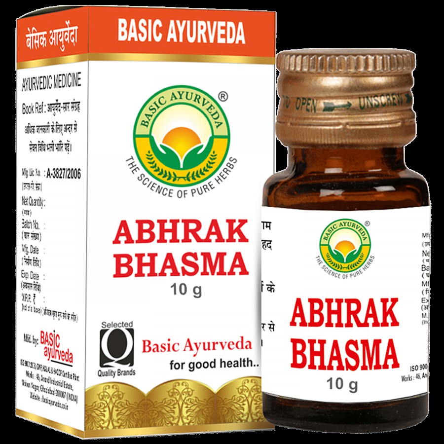 Basic Ayurveda Abhrak Bhasma - Helpful For Cold & Cough