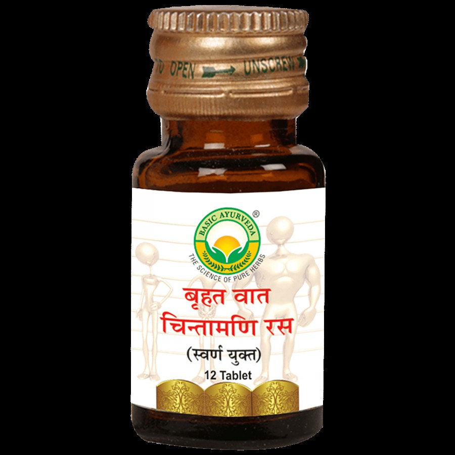 Basic Ayurveda Brihat Vat Chintamani Ras Tablets - Cell Regeneration