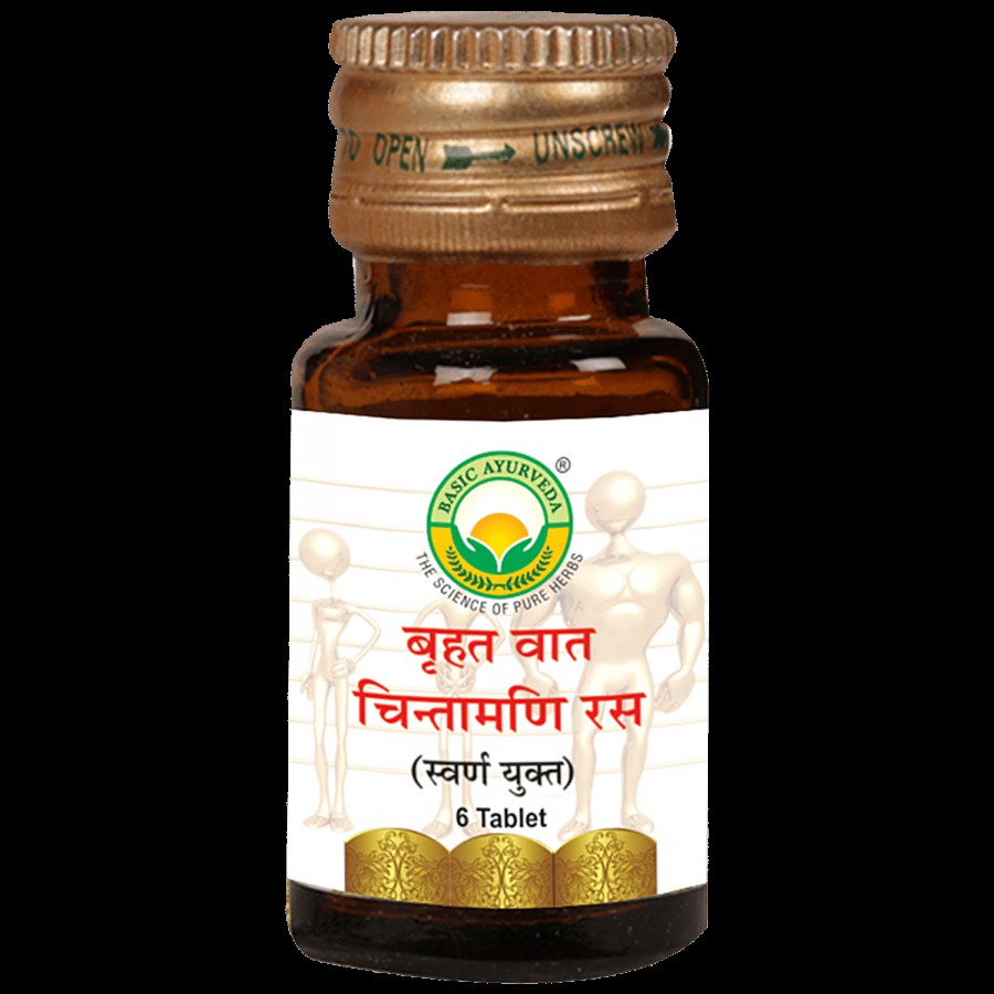 Basic Ayurveda Brihat Vat Chintamani Ras Tablets - Cell Regeneration