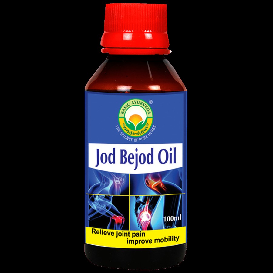 Basic Ayurveda Jod Bejod Oil - For Joints Maintenance