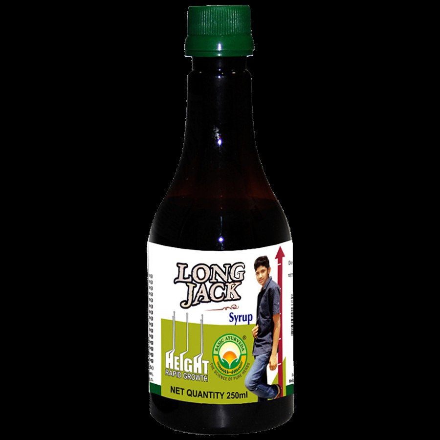 Basic Ayurveda Long Jack Syrup -  Improve Body & Mental Health & Body Height