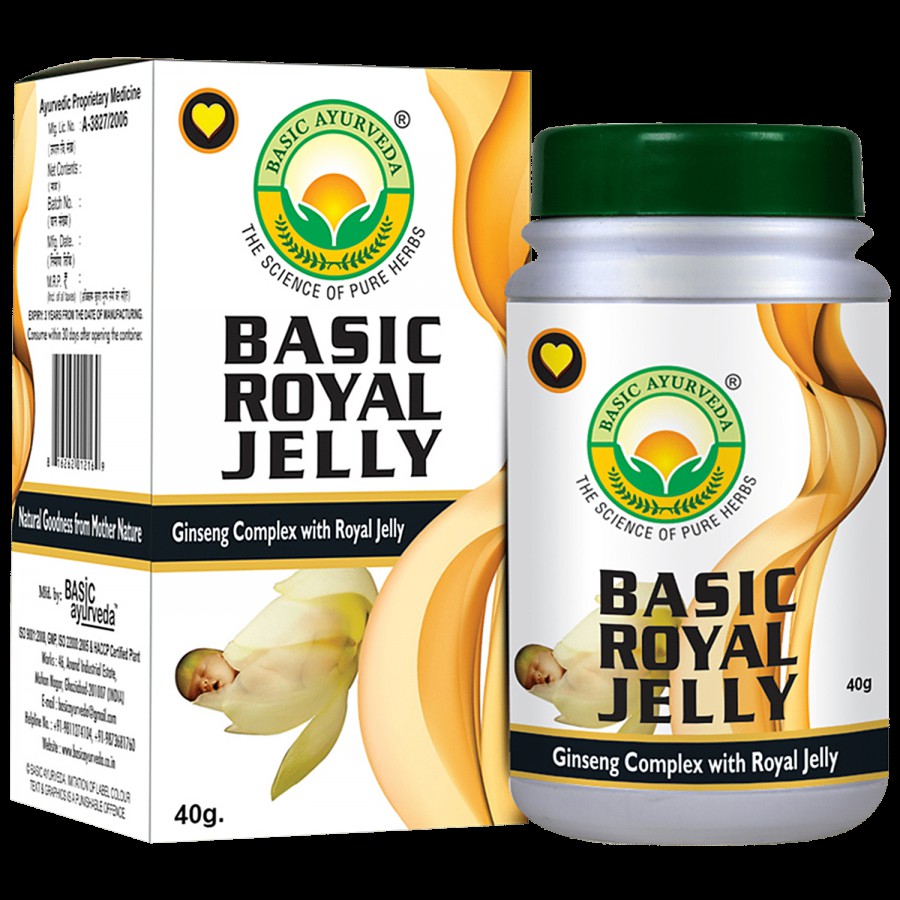 Basic Ayurveda Royal Jelly - With Ginseng