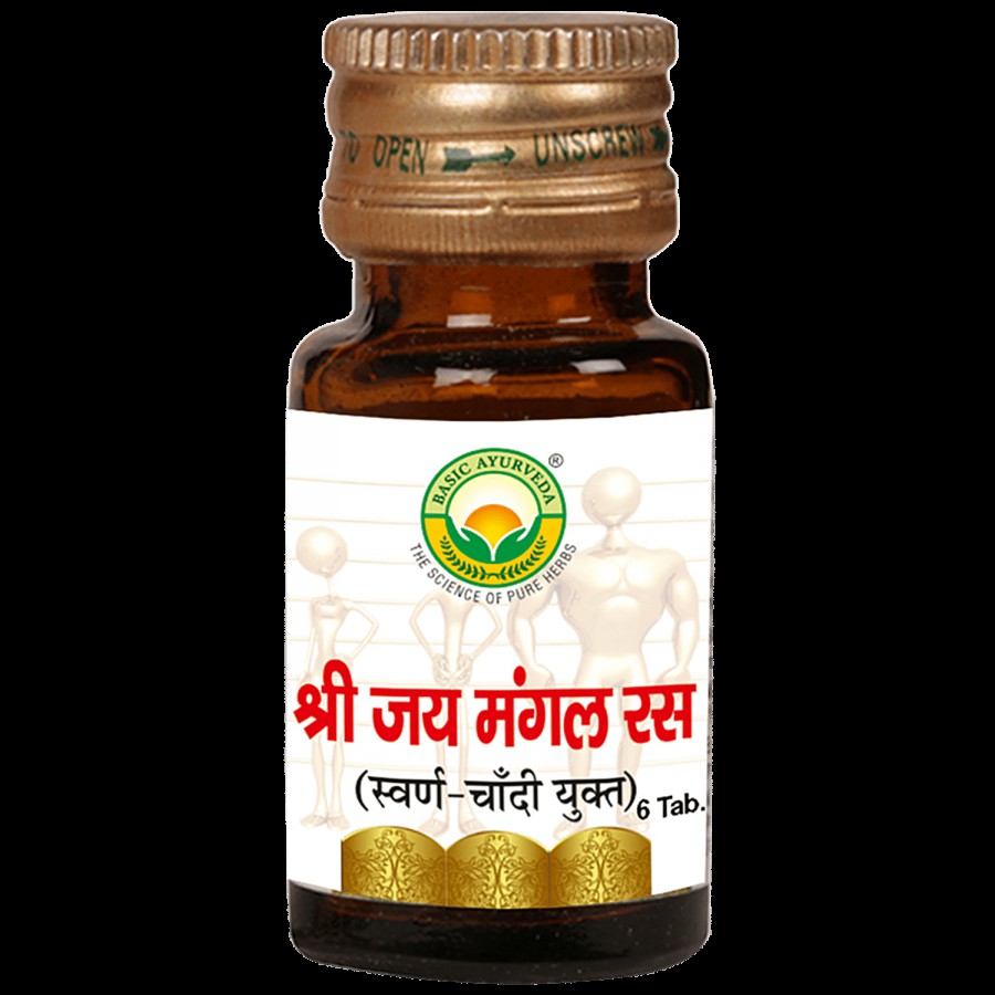 Basic Ayurveda Shri Jai Mangal Ras Tablets - For Immunity Against Viral Infections