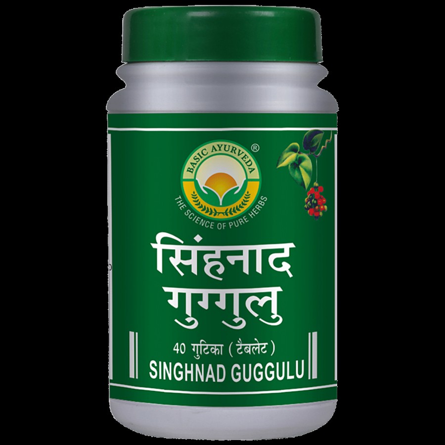 Basic Ayurveda Singhnad Guggulu - For Swelling & Digestive Problems