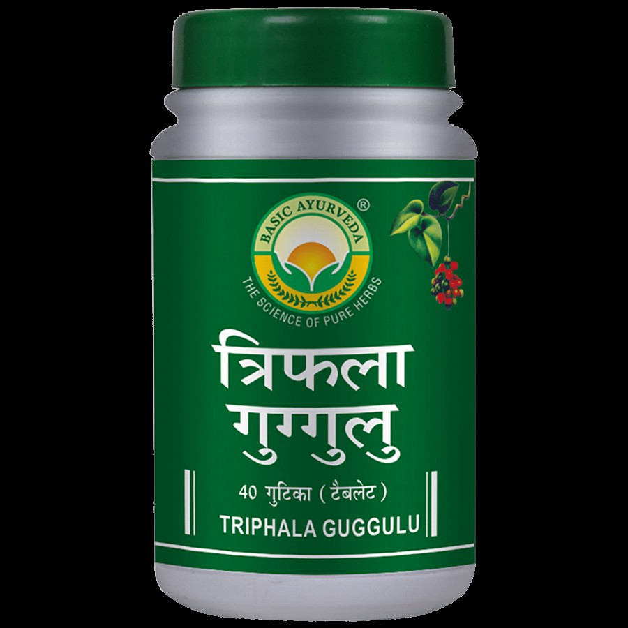 Basic Ayurveda Triphala Guggulu - For Constipation