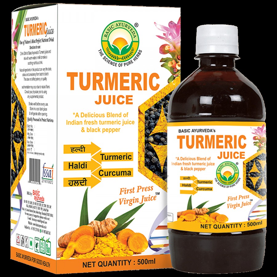 Basic Ayurveda Turmeric Juice - Organic Herbal