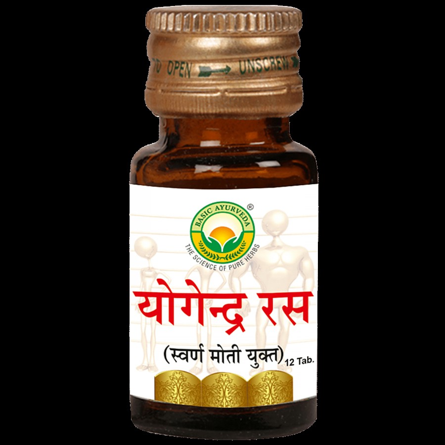 Basic Ayurveda Yogendra RasTablets - Helpful In Cardiac