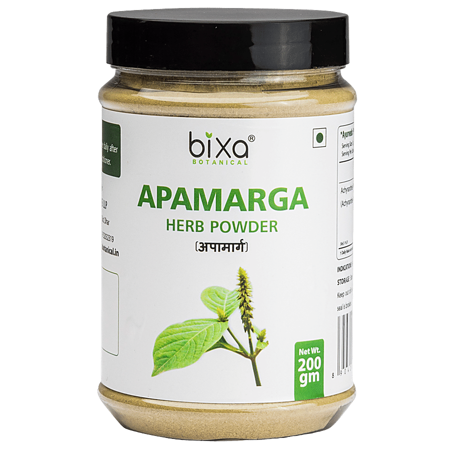 Bixa Botanical Apamarga Herb Powder - Promotes Healthy Urination