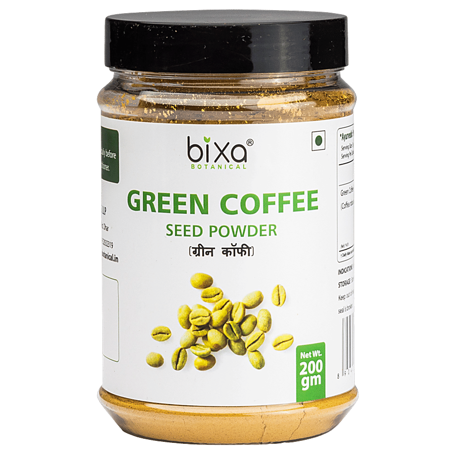 Bixa Botanical Green Coffee Beans Powder - Supports Fat Metabolism