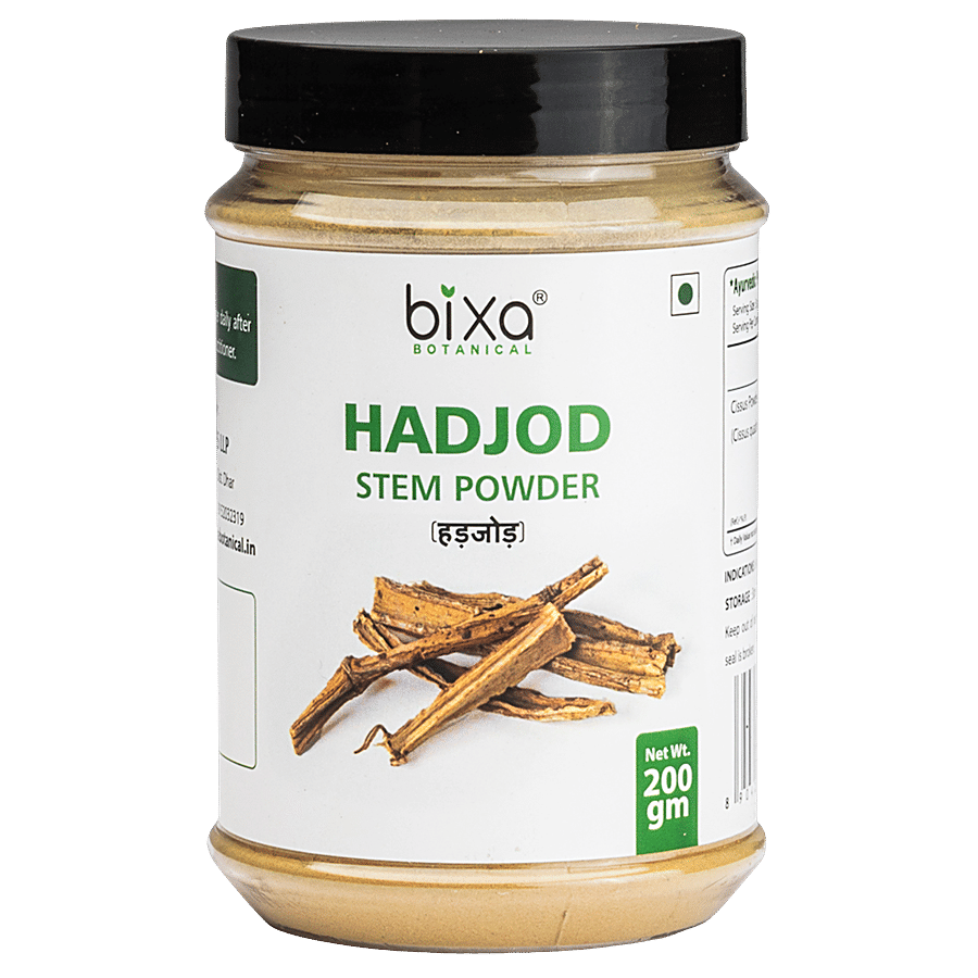 Bixa Botanical Hadjod Powder - Supports Bone & Cartilage Health