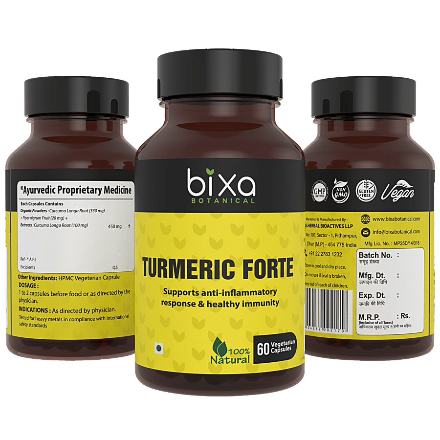 Bixa Botanical Turmeric Forte