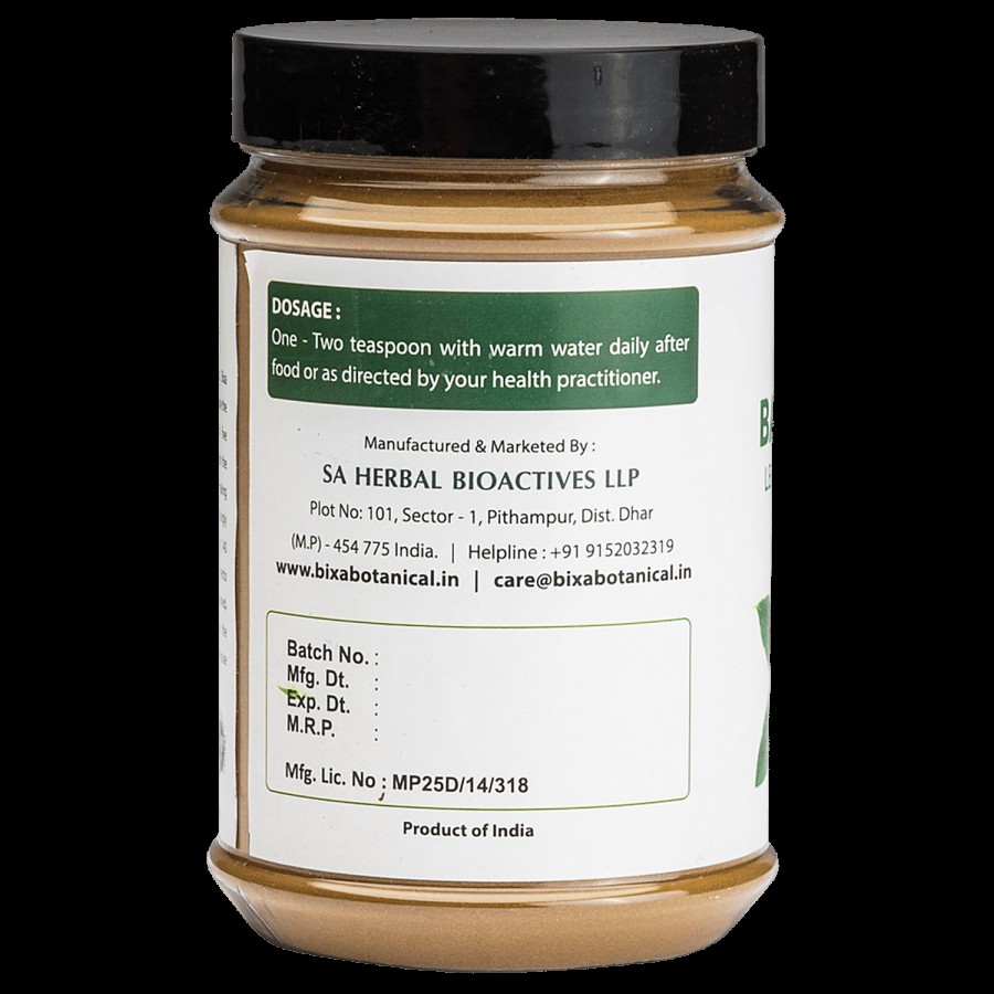 Bixa Botanical Banaba Leaves Powder - Supports Low Blood Pressure & Healthy Blood Flow