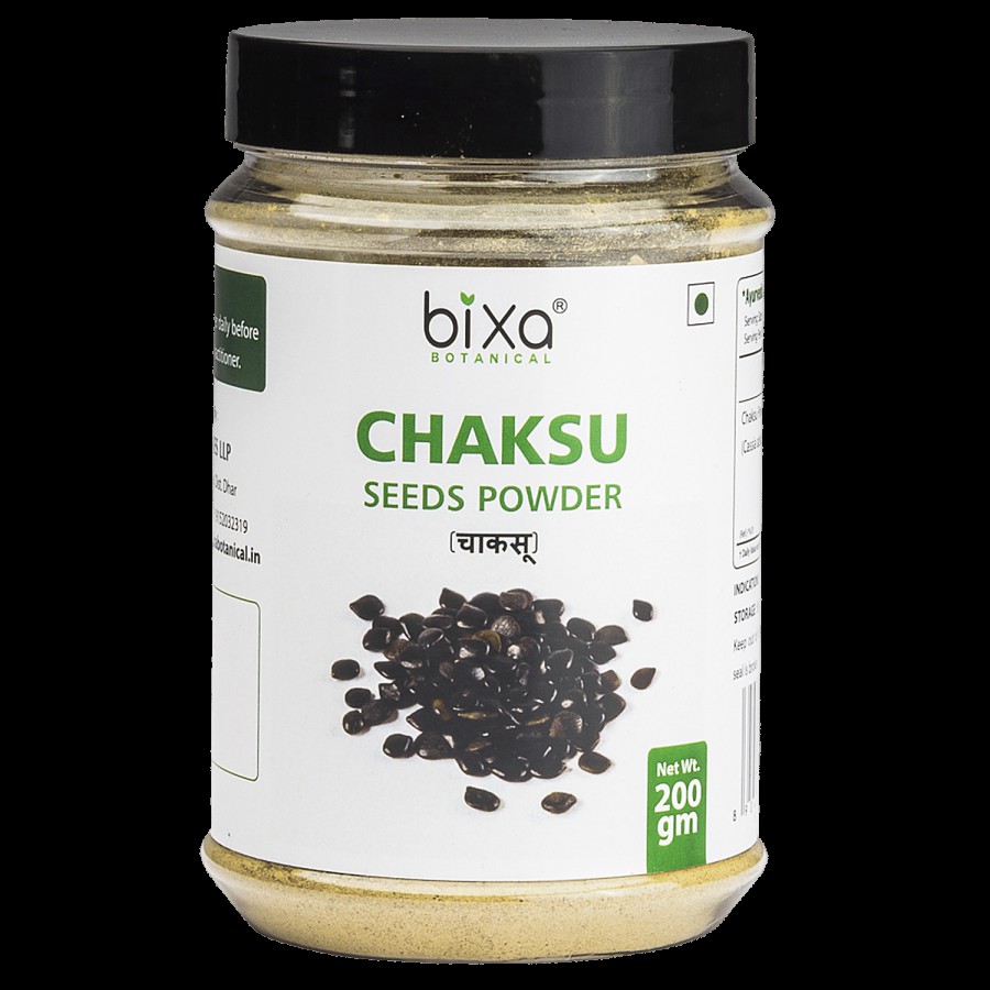 Bixa Botanical Chaksu Seed Powder - Regular Seed-water Wash As Collyrium Supports Eye Health