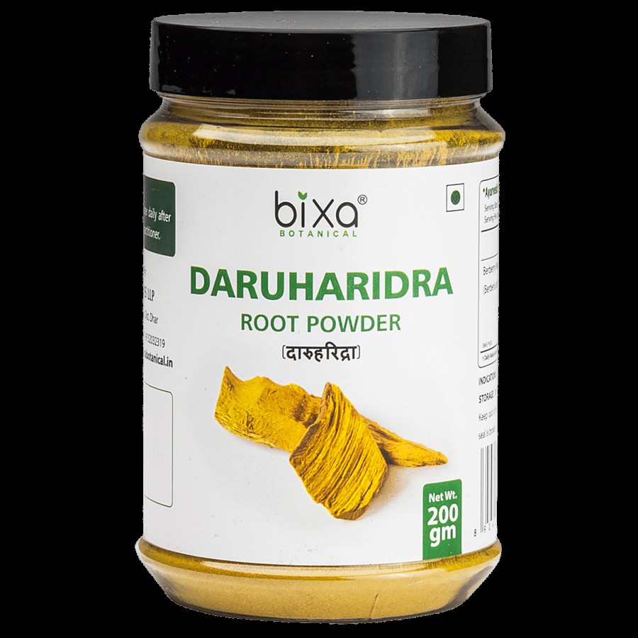 Bixa Botanical Daruharidra Root Powder - Promotes Cardio-vascular Health & Blood Circulation