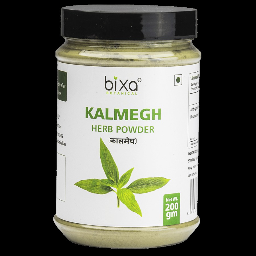 Bixa Botanical Kalmegh Herb Powder - Supports As Natural Liver Tonic