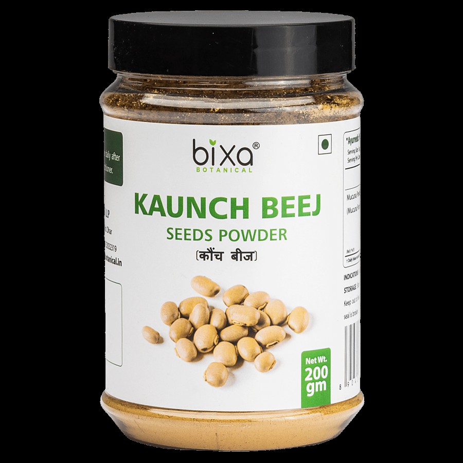 Bixa Botanical Kaunch Beej Powder - Supports As Nervine Tonic