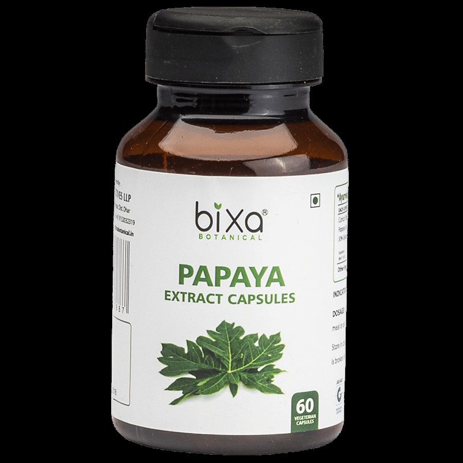 Bixa Botanical Papaya Leaves Extract - Supports Maintenance Of Normal Blood Sugar Levels