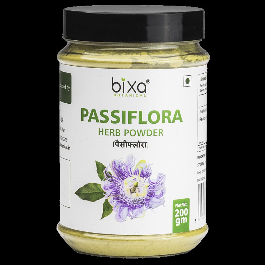 Bixa Botanical Passiflora Herb Powder - Supports Low Stress