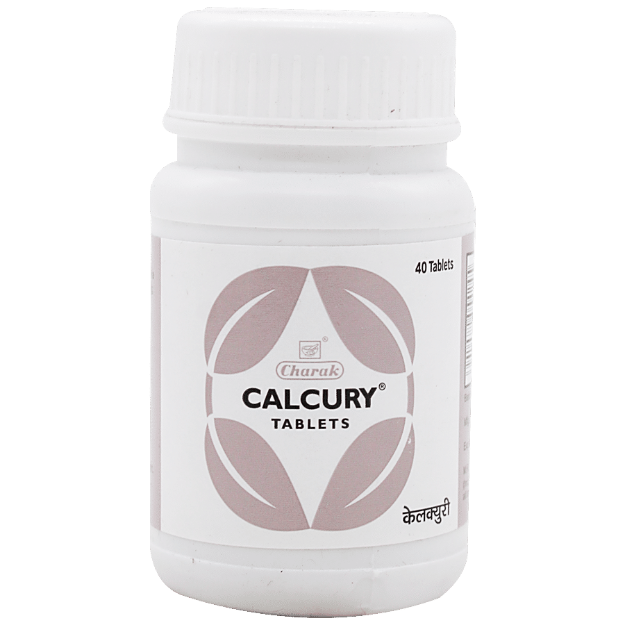 Charak CALCURY Tablets - Flushes Out Calculi & Prevents Recurrence