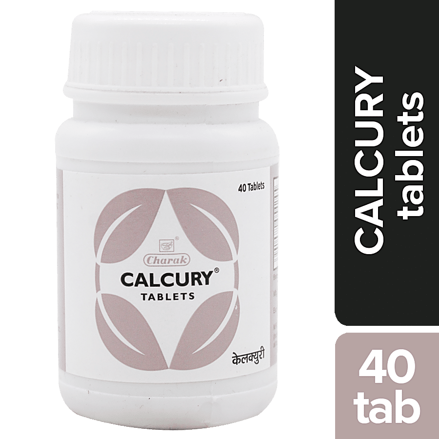 Charak CALCURY Tablets - Flushes Out Calculi & Prevents Recurrence