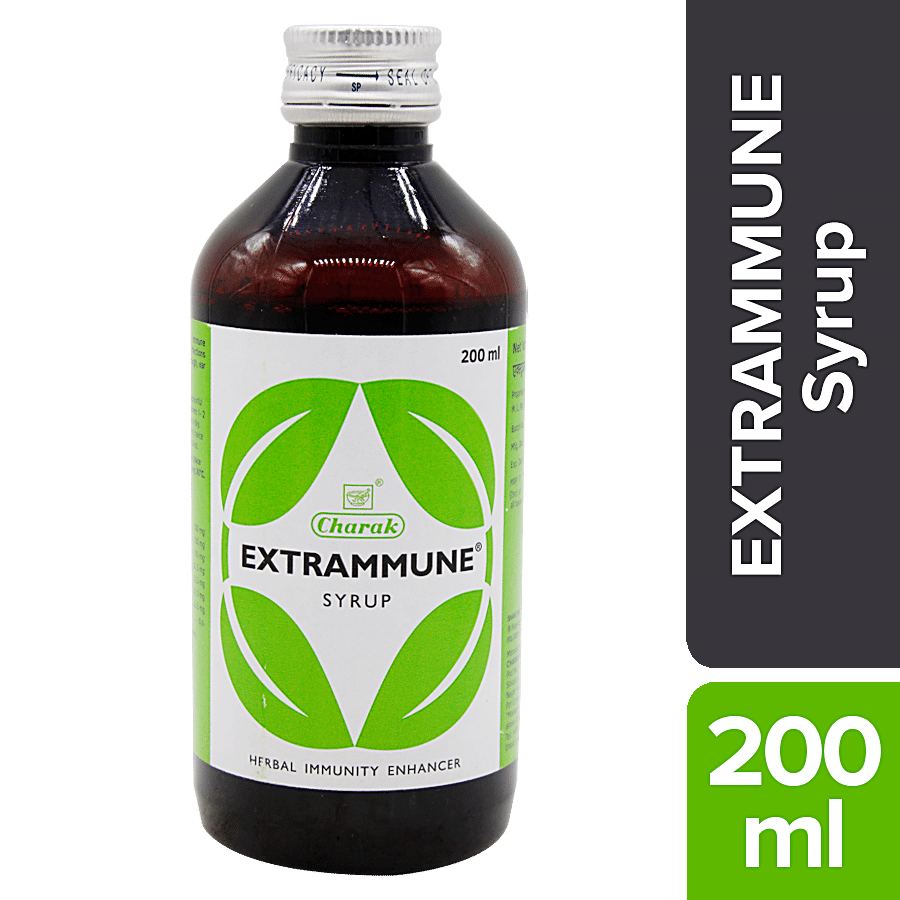 Charak EXTRAMMUNE Syrup - A Natural Bodyguard To Boost Immunity