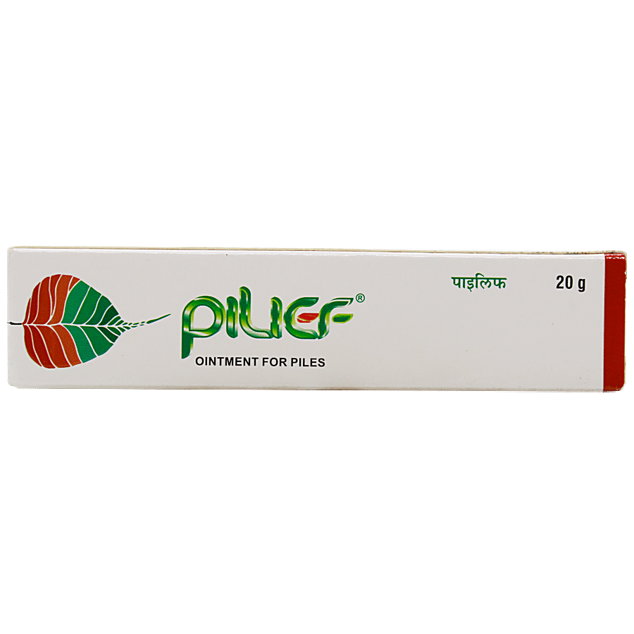 Charak Pilief Ointment - A Topical Formulation To Treat & Prevent Piles