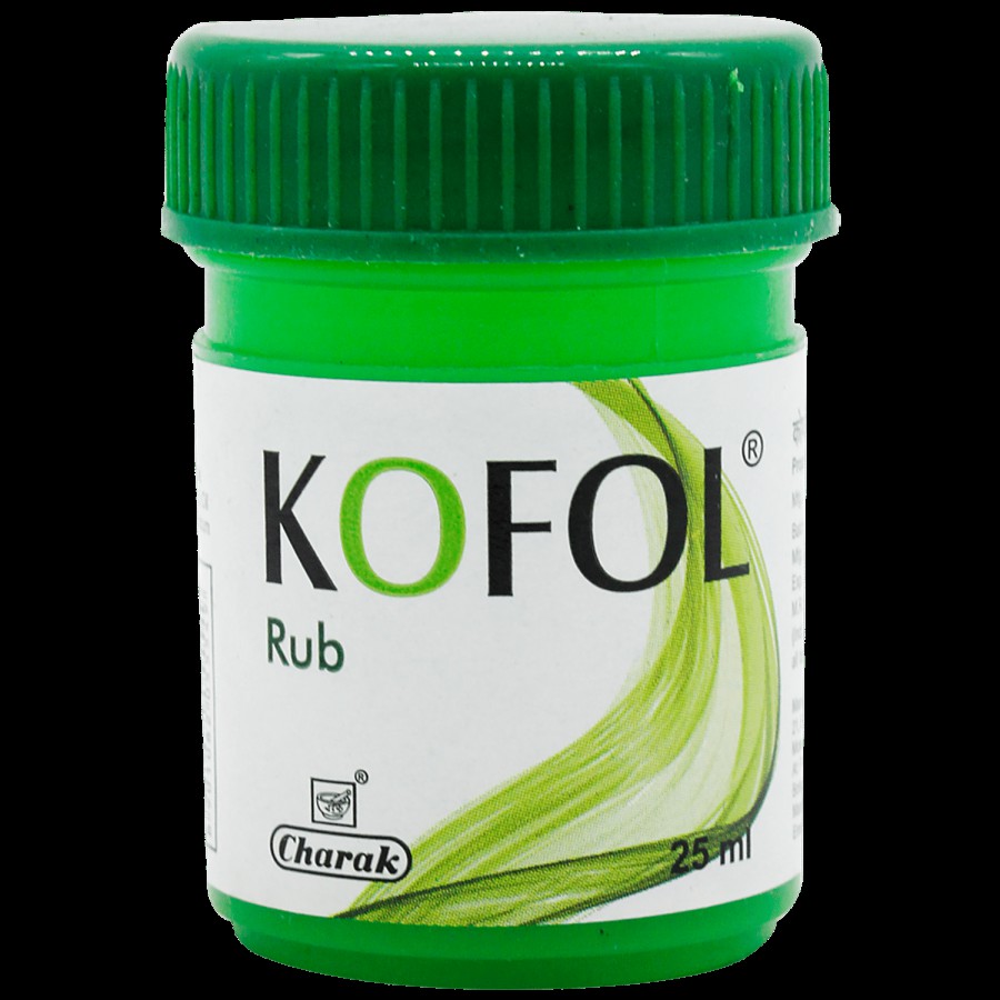 Charak Kofol Rub - A Natural Remedy To Relieve Cold