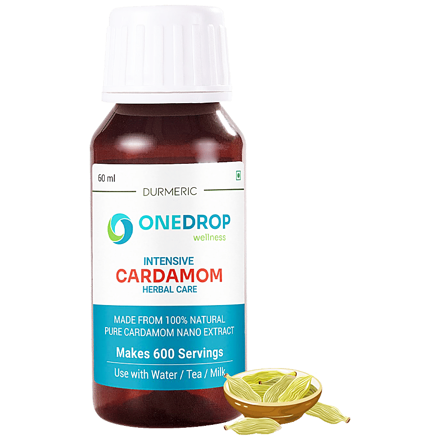 DURMERIC Onedrop Intensive Cardamom Herbal Drops - Controls Bad Breath