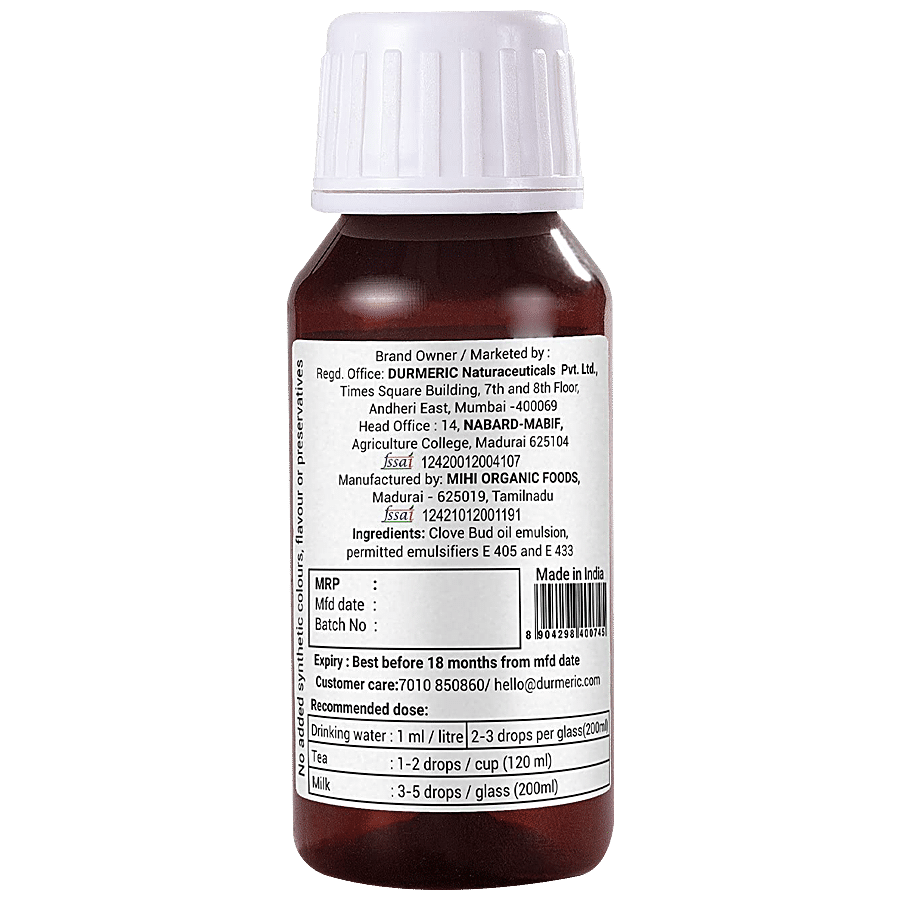 DURMERIC Onedrop Intensive Clove Bud Herbal Drops - Boosts Immunity