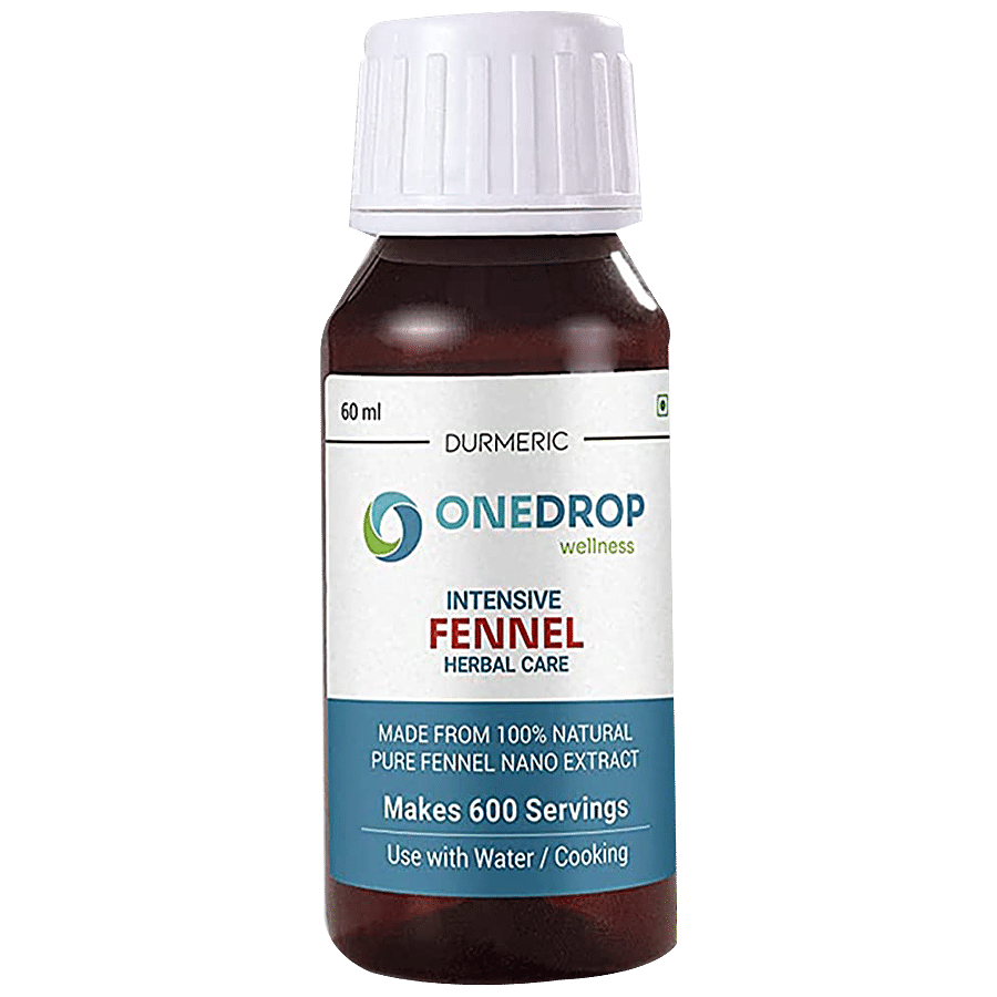 DURMERIC Onedrop Intensive Fennel Herbal Drops - Non-GMO