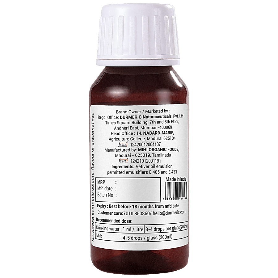 DURMERIC Onedrop Intensive Vetiver Herbal Drops - Boosts Immunity