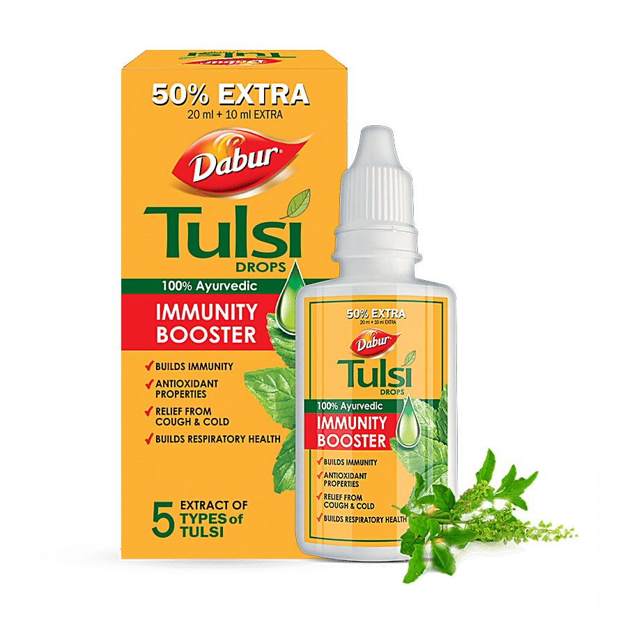 Dabur Tulsi Drops - 100% Ayurvedic Immunity Booster