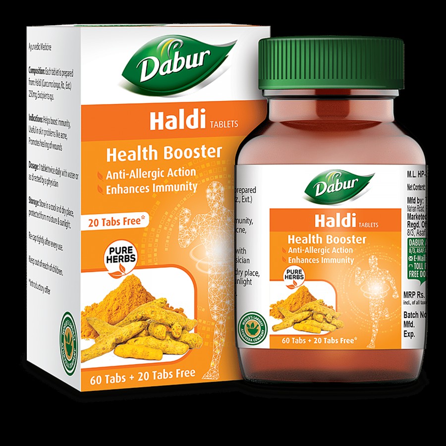 Dabur Haldi Tablet