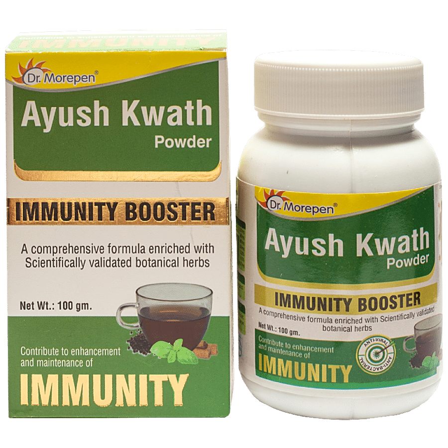 Dr. Morepen Ayush Kwath Immunity Booster - Ayurvedic Herbal Tea