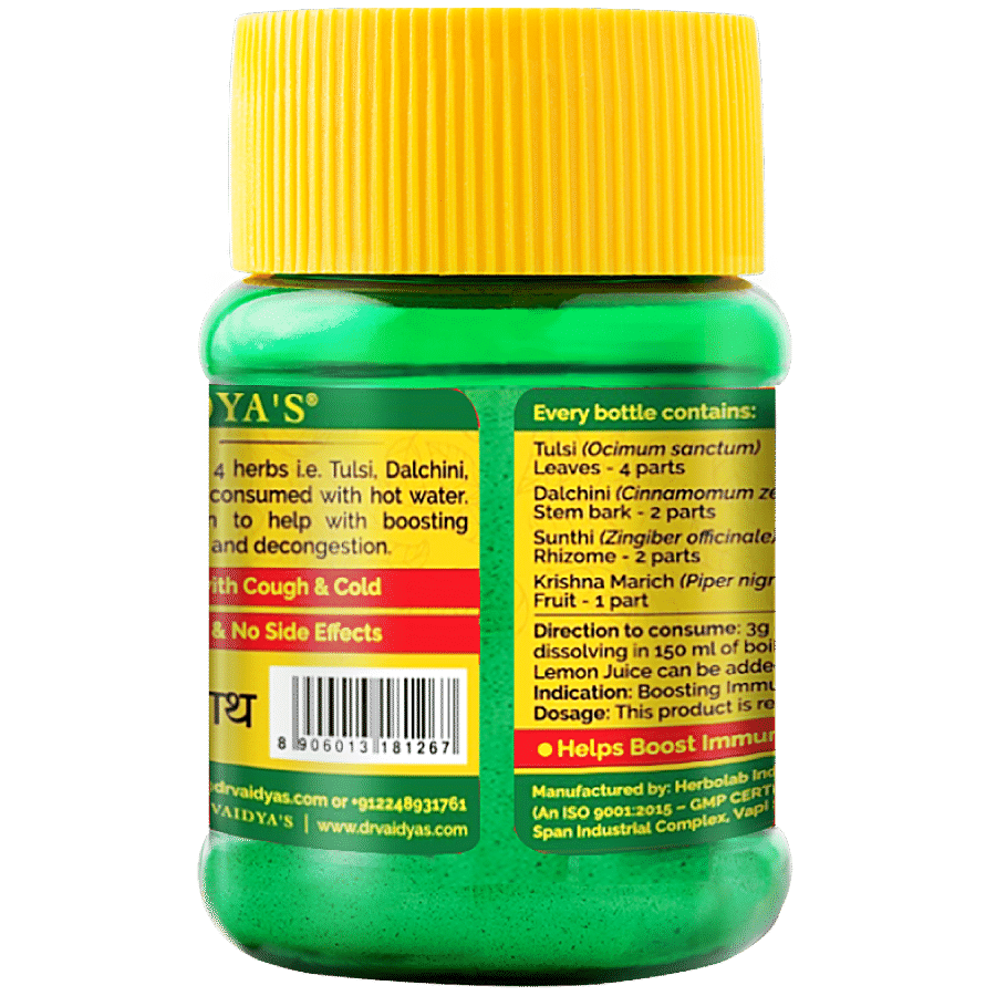 Dr. Vaidyas Ayush Kwath - Ayurvedic Immunity Boosting Kadha Powder