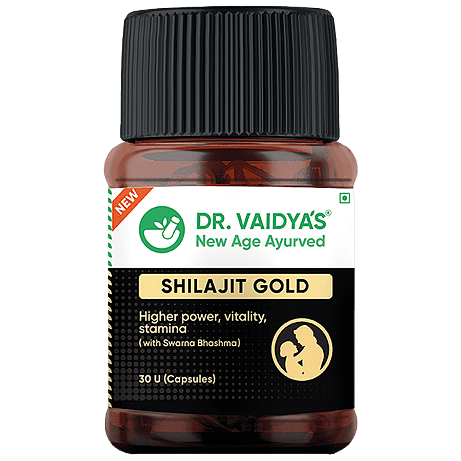 Dr. Vaidyas Shilajit Gold Capsules - With Swarna Bhashma