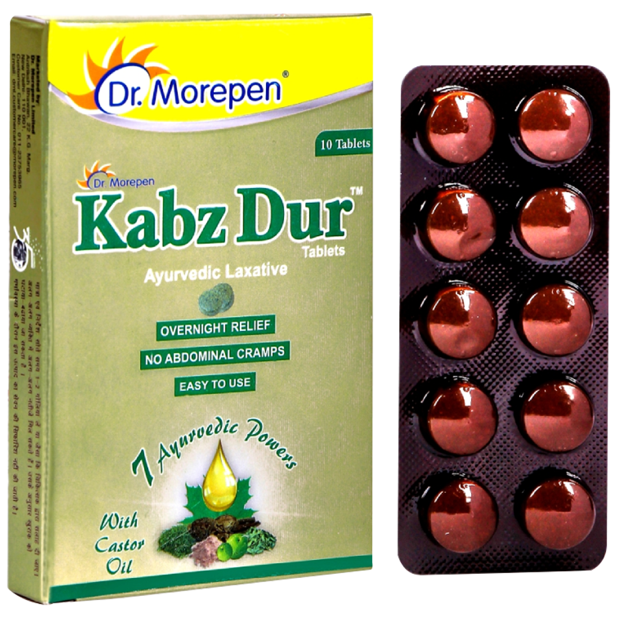 Dr. Morepen Kabz Dur Ayurvedic Constipation Relief Tablets