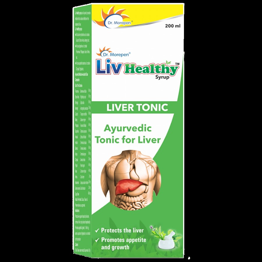 Dr. Morepen Liv Healthy Syrup - Ayurvedic Liver Tonic