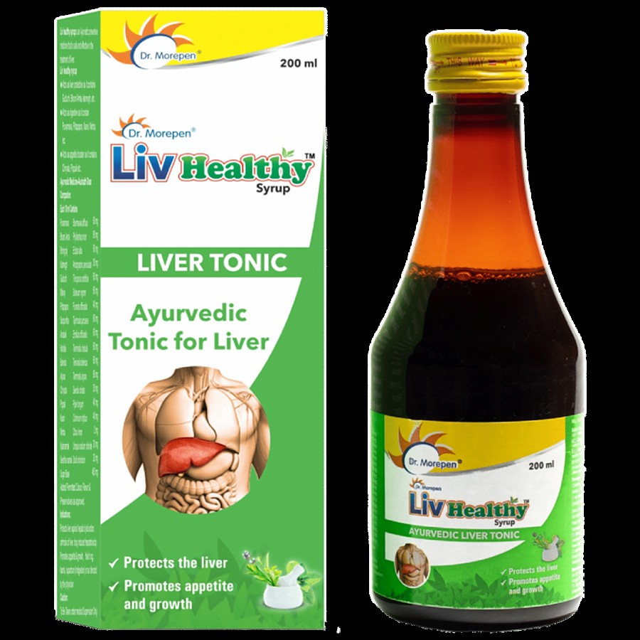 Dr. Morepen Liv Healthy Syrup - Ayurvedic Liver Tonic