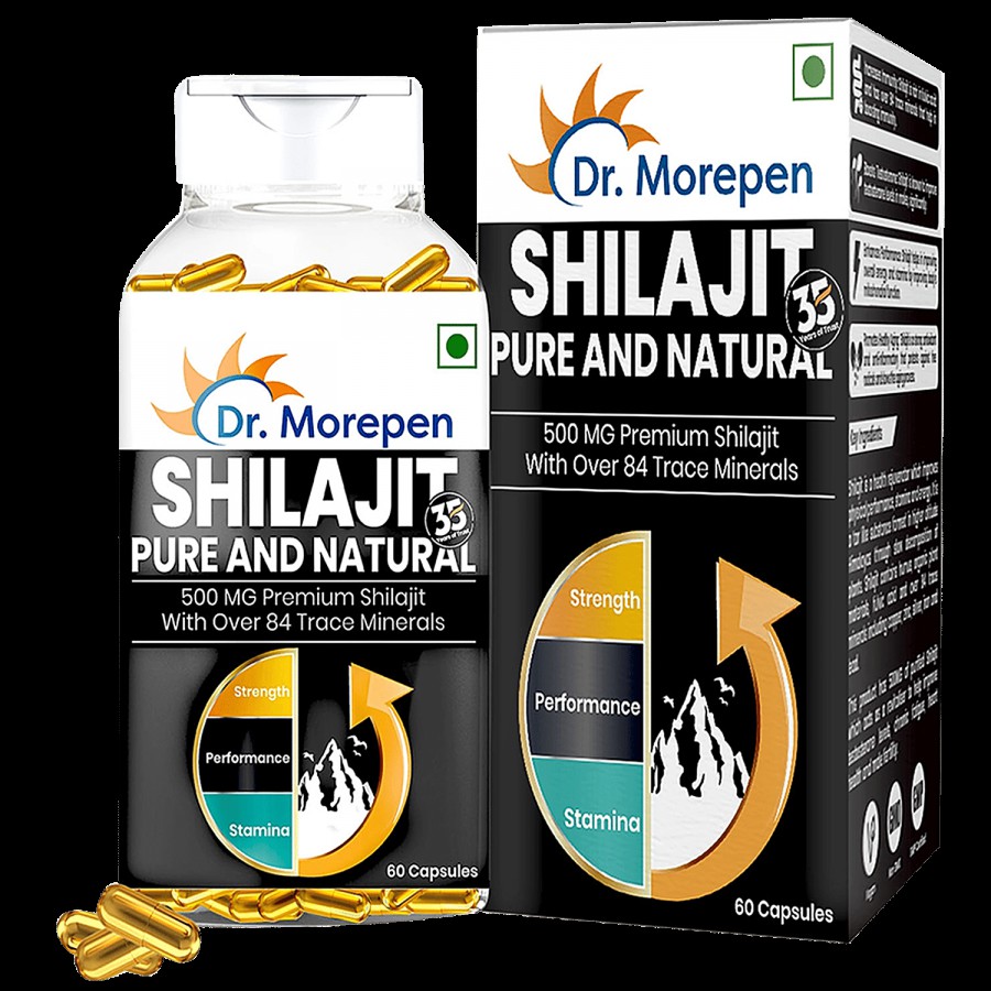 Dr. Morepen Shilajit Capsules - Pure & Natural