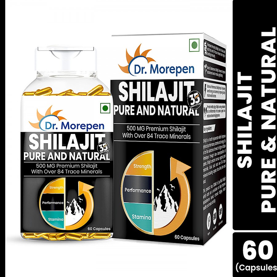 Dr. Morepen Shilajit Capsules - Pure & Natural